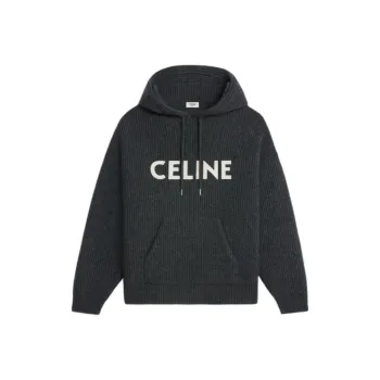 CELINE Sweater In Ribbed Wool