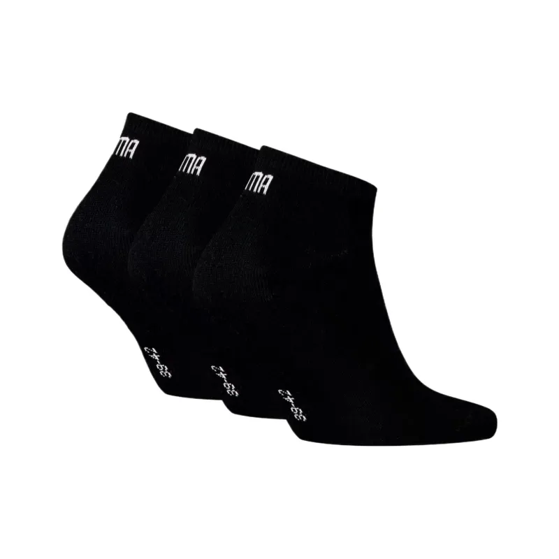 PUMA SNEAKERUnise Ankle Socks Unisex 3 Pack Black-1