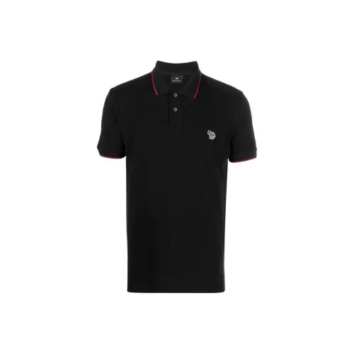PS By Paul Smith Zebra Patch Short Sleeved Polo Shirt