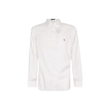 Polo Ralph Lauren Polo Polo Ralph Lauren Logo Embroidered Buttoned Shirt