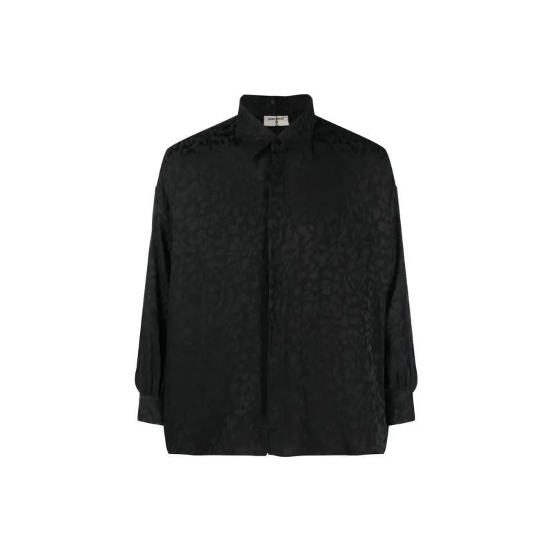 SAINT LAURENT SS23 Shirt Men's Black-0