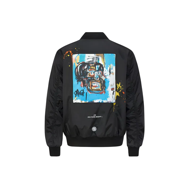 EVISU x Jean Michel Basquiat Jacket Men's Black White-1