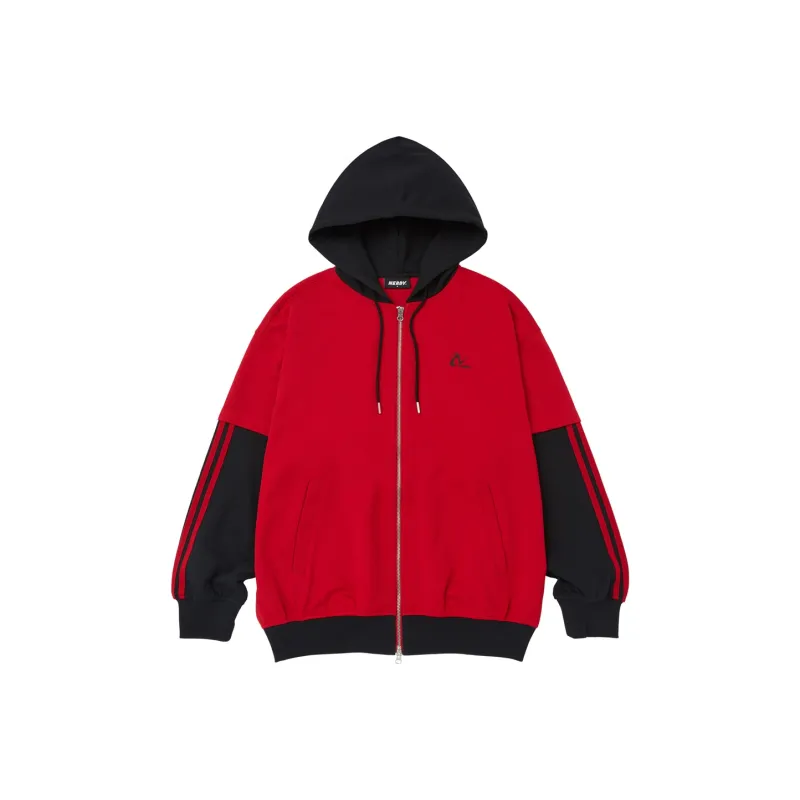Nerdy Sweatshirts Unisex Red-0