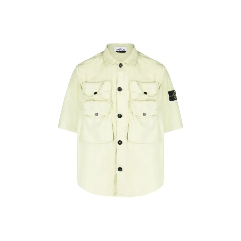 STONE ISLAND Shirts Men White-0