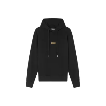VERSACE JEANS COUTURE Logo plaque Cotton Hoodie
