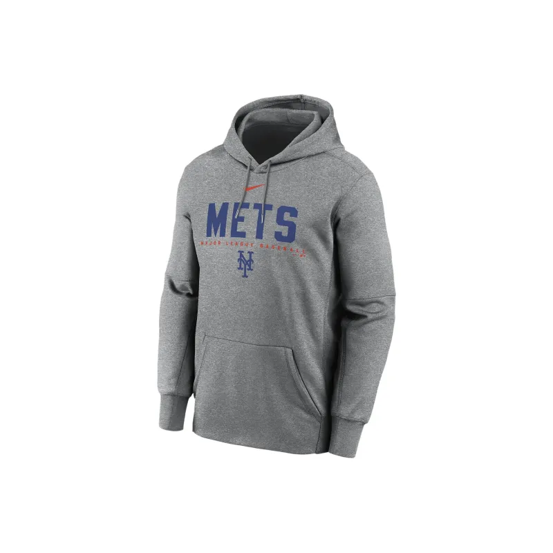 Nike x MLB Collaboration New York Mets Sweatshirt Men's Charcoal Stone Flower-0