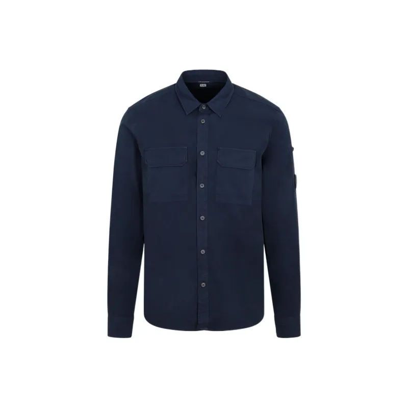 C.P. Company Gaberdine Buttoned Shirt-0