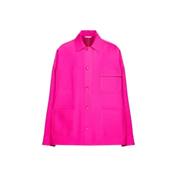 Valentino Pink Pp Collection Shirts Men Rose Red