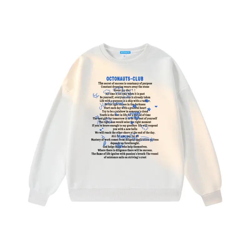 Small Columns Under The Sea Sweatshirt Unisex-0