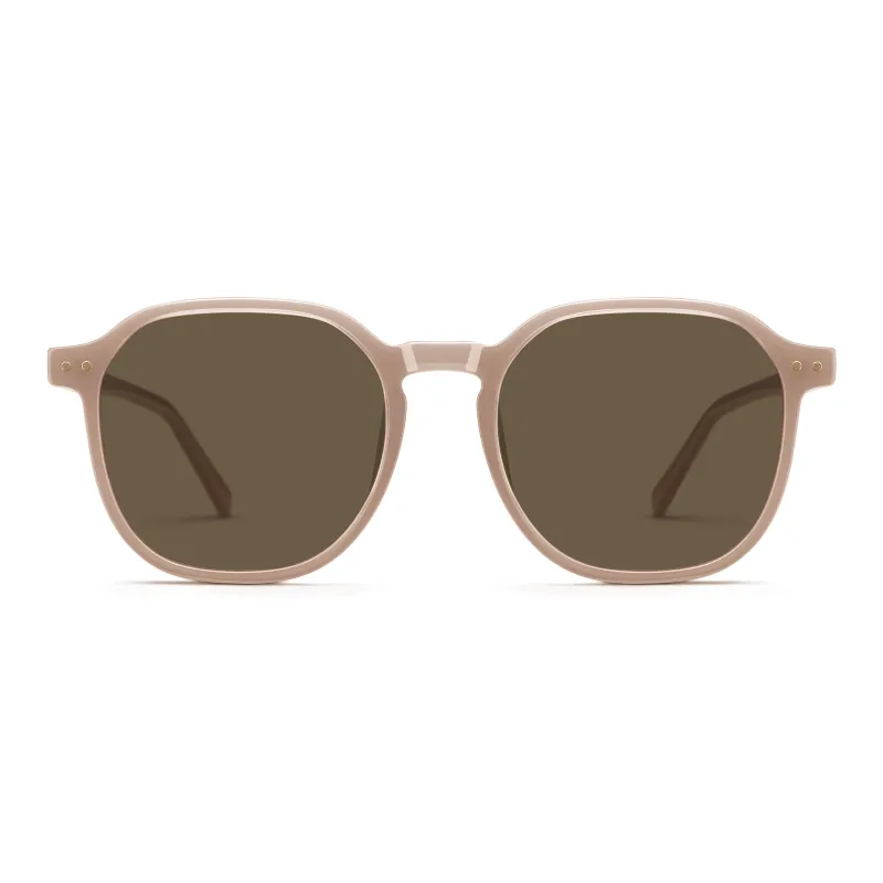 Wood Premium TR/Memory Plastic Round Sunglasses Unisex Multicolor-6