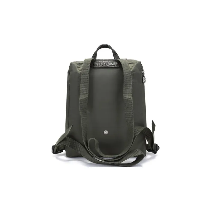 LONGCHAMP Le Pliage Green Canvas Backpack Women's Forest-3