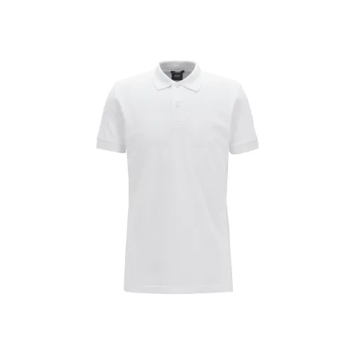 HUGO BOSS Polo Shirts Men White