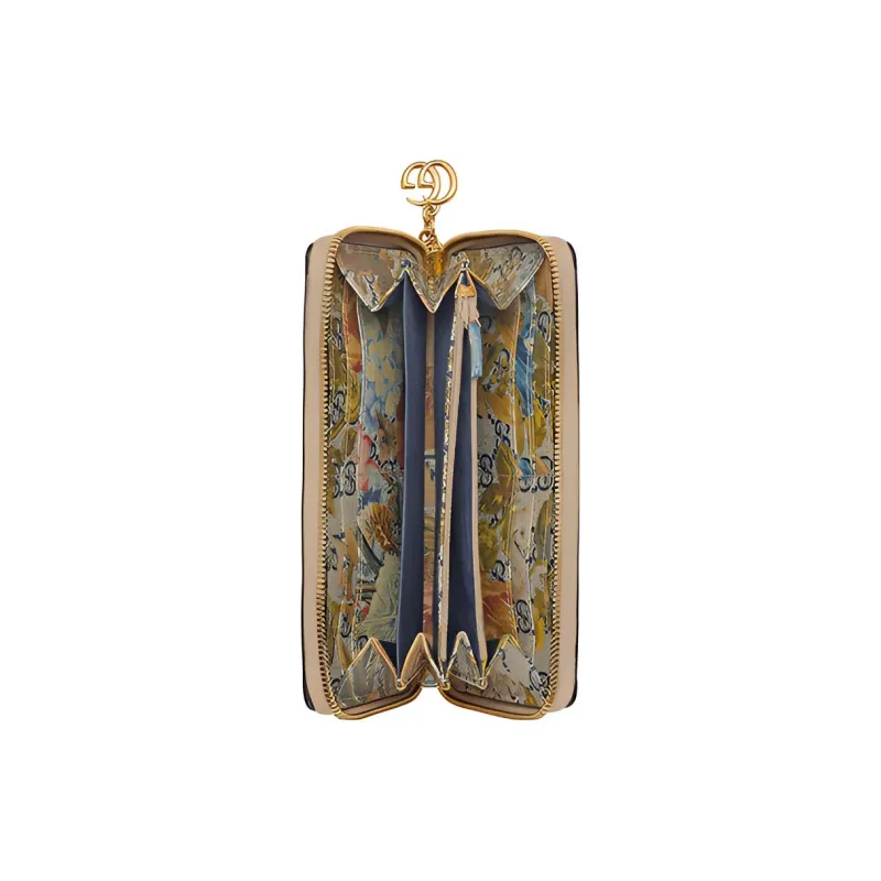 GUCCI Ophidia Canvas Money Clip Card Holder Wallet Women's Multicolor-3