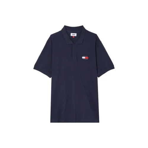 Tommy Hilfiger Polo Shirt Men's Navy Blue