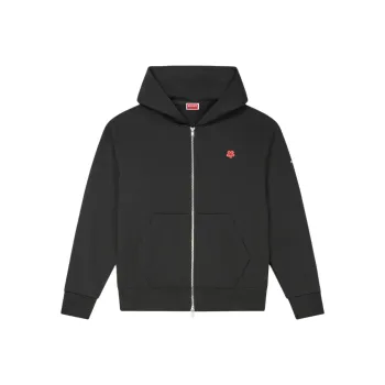 KENZO Boke Flower Embroidered Zipped Hoodie