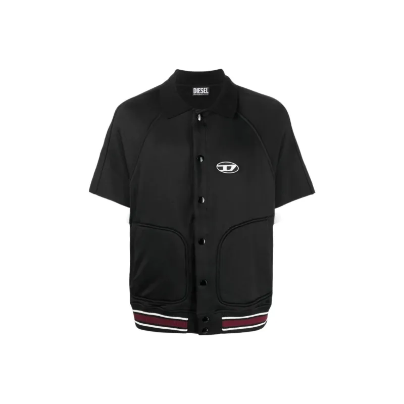DIESEL Shirts Men Black-0