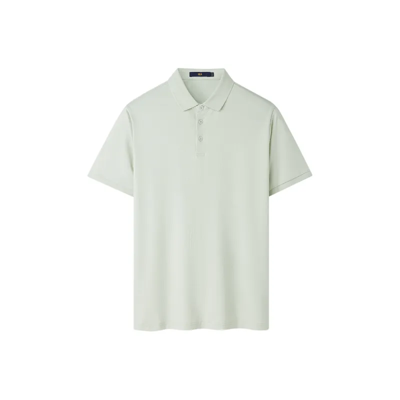 HLA Polo Shirts Men Light Green 46-0
