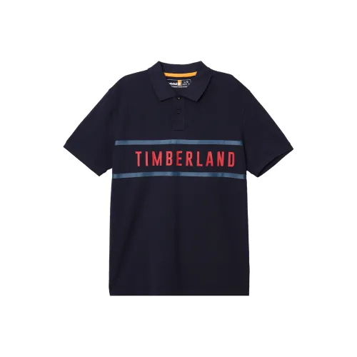 Timberland Polo Shirts Men Navy Blue