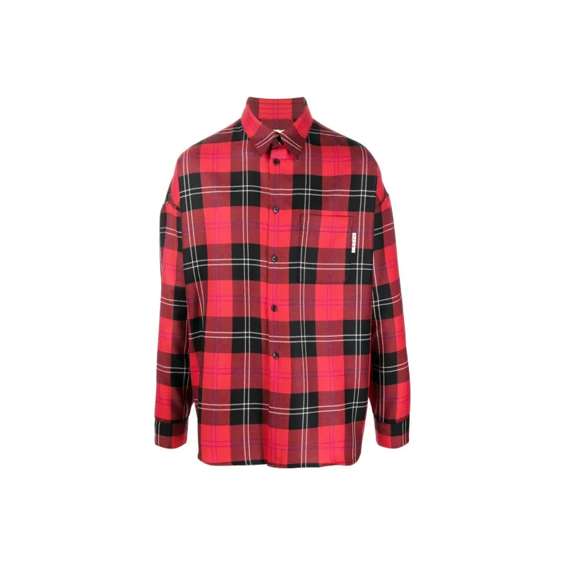MARNI Tartan Button down Shirt-0