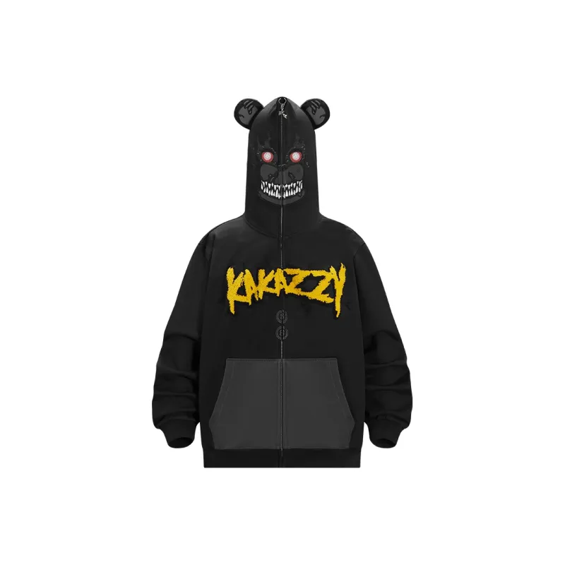 KAKAZZY Sweatshirts Unisex Black-0