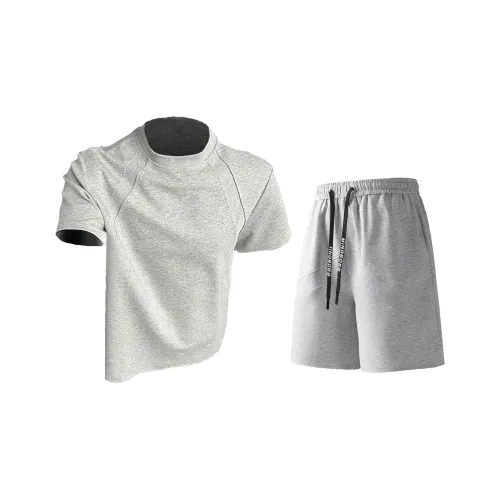 GWAF Casual Sportswear Unisex Gray Top+Gray Pants