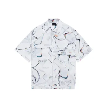LINING Wade Collection Shirts Men White Gray