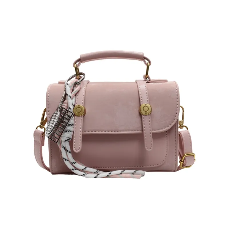 Yalu PU Shoulder Bag, Crossbody Bag, Handbag Women's Ecru/Pink/Khaki-8
