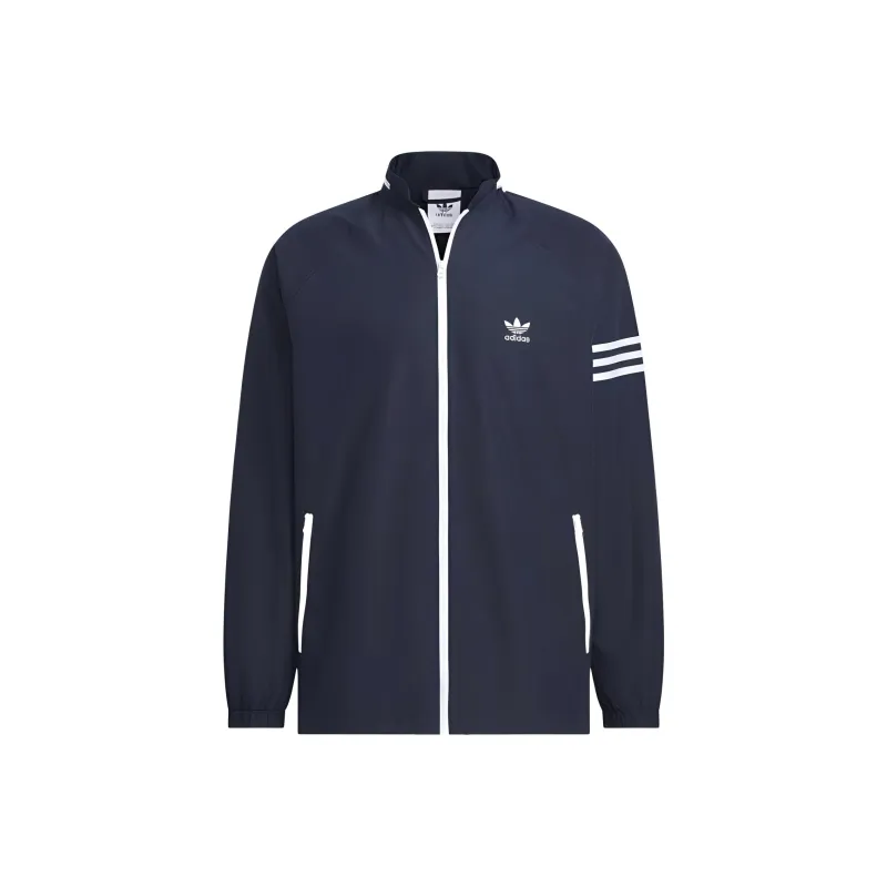 Adidas Originals Trench Coat Men's Night Marine Blue-2