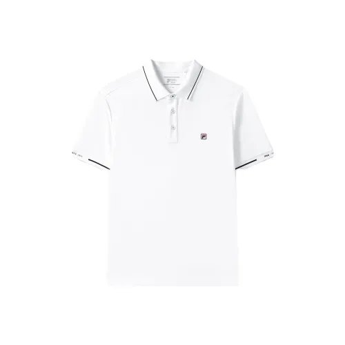 FILA Polo Shirts Men Standard White