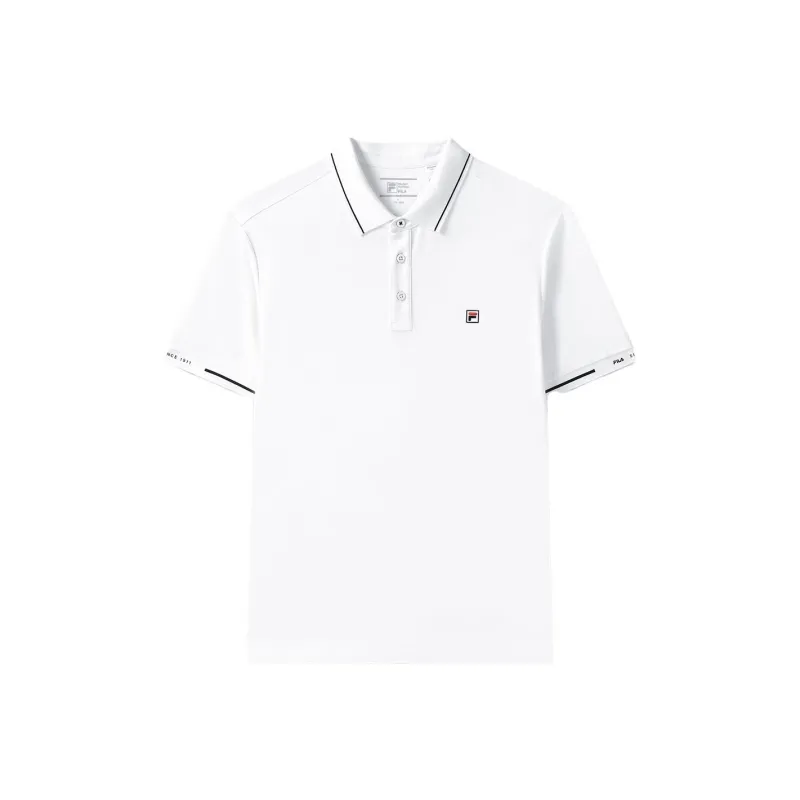 FILA Polo Shirt Men's Standard White-0