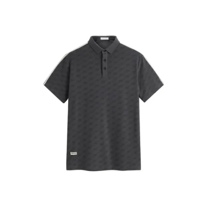 PEACEBIRD MEN Polo Shirts Men Gray-0
