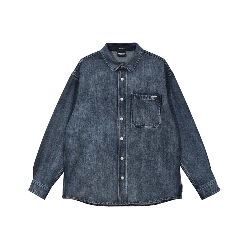JACK&JONES Shirts Men C40 Light Denim Blue-0