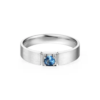 AIDAQIAN Natural Topaz Rings Unisex
