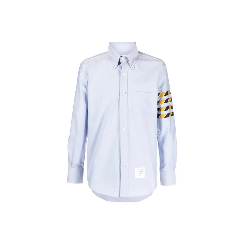 THOM BROWNE Shirts Men Light Blue-0