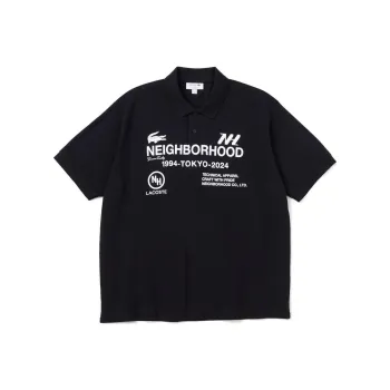 Neighborhood X LACOSTE NEIGHBORHOOD Co-brand Polo Shirts Men Black
