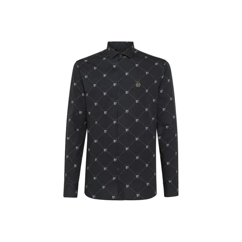 PHILIPP PLEIN SS23 Shirt Men's Black-0