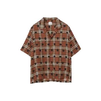 Burberry SS23 Shirt Men's Dark Birch Brown