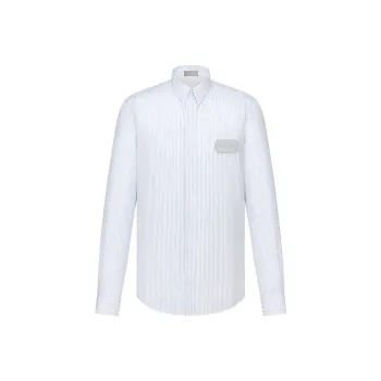 DIOR Shirts Men Light Blue