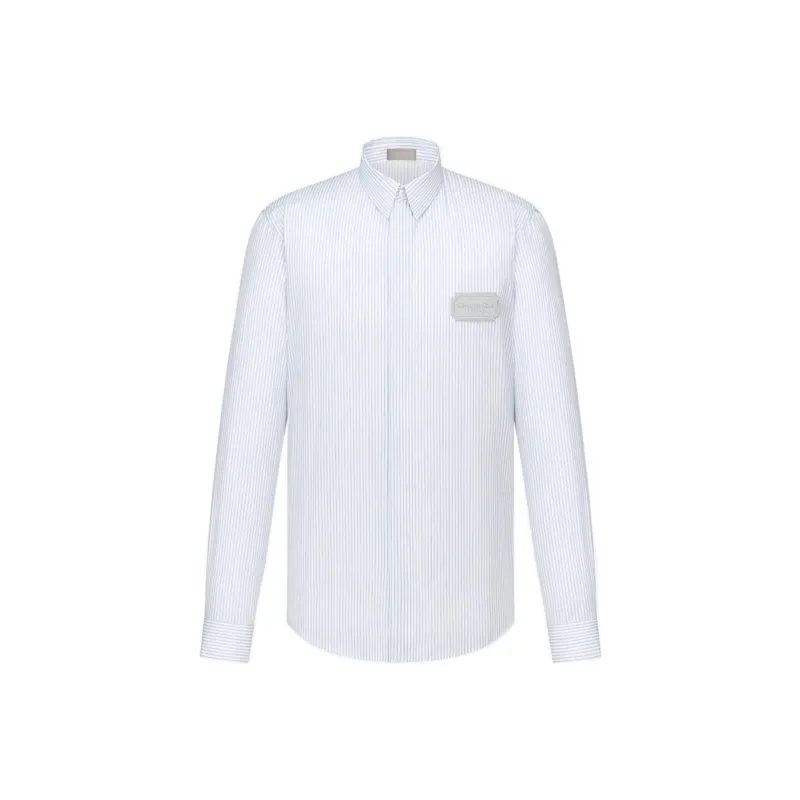 DIOR Shirts Men Light Blue-0