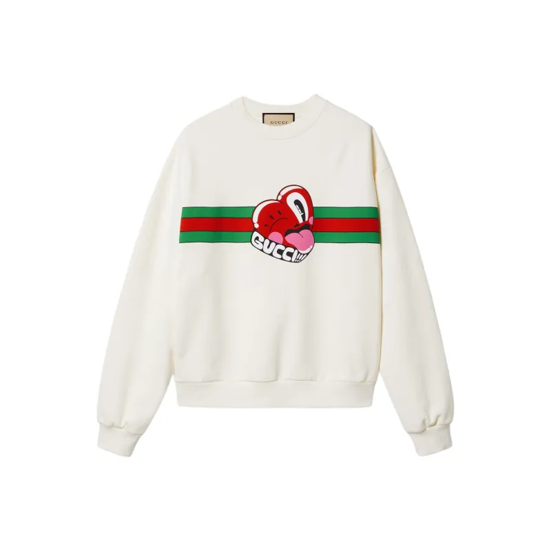 GUCCI SS24 Sweatshirt Men's Ecru-0