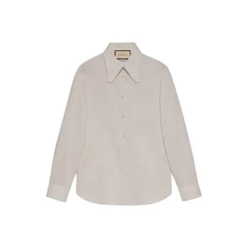 GUCCI Shirts Men Light Blue