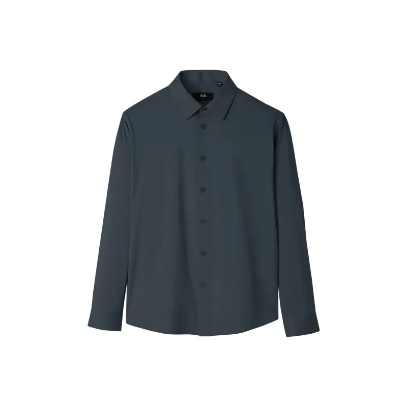 HLA Long Sleeved Fashion Shirt Men's-17
