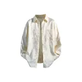Beige Apricot Long-Sleeved