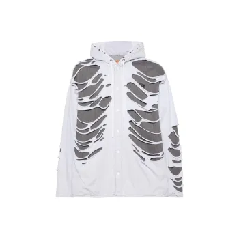 DIESEL D-Dewny-Hood-S Cut-Out Detailed Shirt