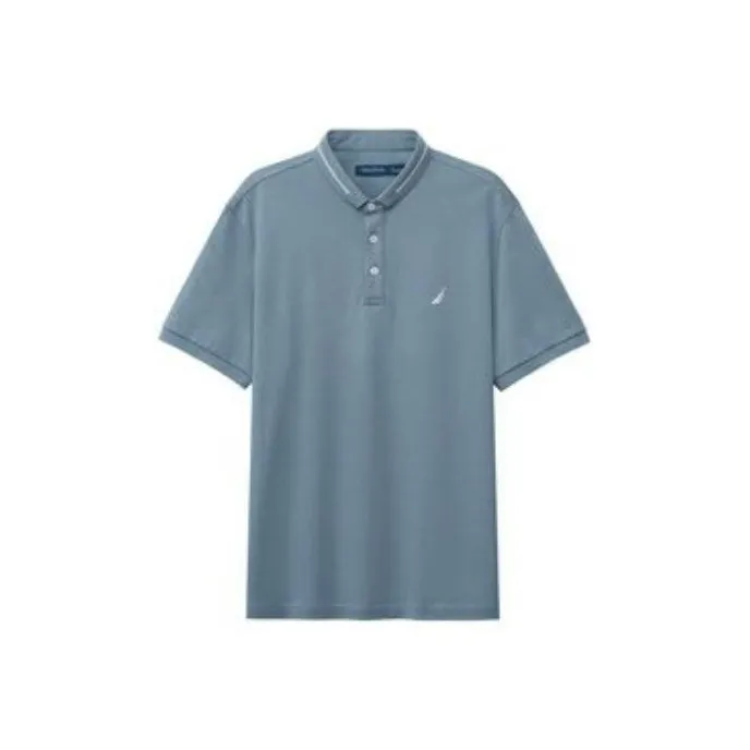 Nautica White Sail Polo Shirt Men's-3