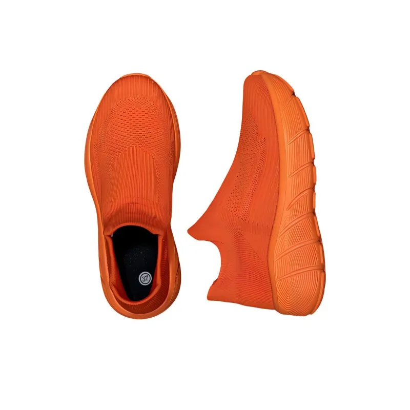 AMICNIEGD Slip Resistant, Abrasion Resistant, Breathable Low Top Chunky Sneakers Unisex-13
