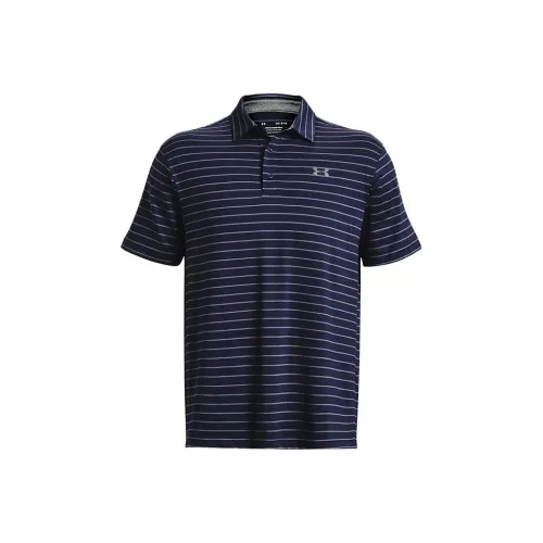 Under Armour Polo Shirts Men Midnight Dark Blue