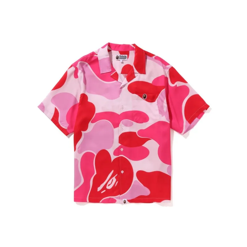 Bape Abc Camo Open Collar Shirt-2