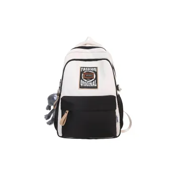 Alcohol Dragon Nylon Backpack Unisex Multicolor