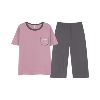 BONAS Pajama Set Women's Light Purple